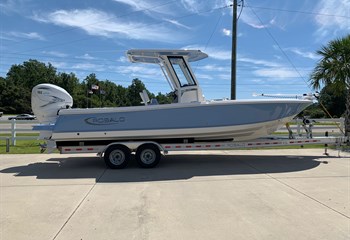 2024 Robalo 266 Cayman Steel Blue/White Boat